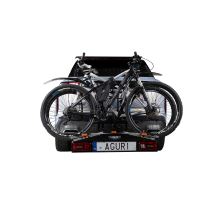 Nosič bicyklov na ťažné zariadenie Aguri Active Bike PRO 2 Silver sklopný + adaptér pre 3. kolo (6)