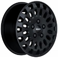 Alu disk MAK OVERLAND 6.5x16, 5x108, 65.1, ET46 MATT BLACK