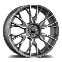 Alu disk GMP Fender 9.5x20, 5x112, 66.6, ET40 Matt Anthracite Diamond