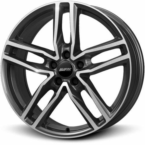 Alu disk ALUTEC Ikenu 7.5x17, 5x105, 56.6, ET38 graphit frontpoliert