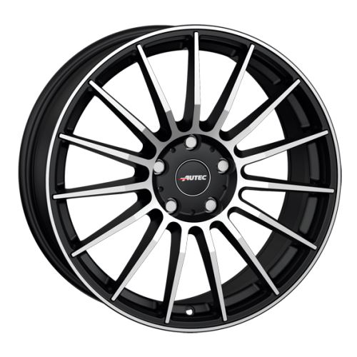 Alu disk AUTEC Lamera 7.5x17, 5x112, 70, ET29 Black matt polished