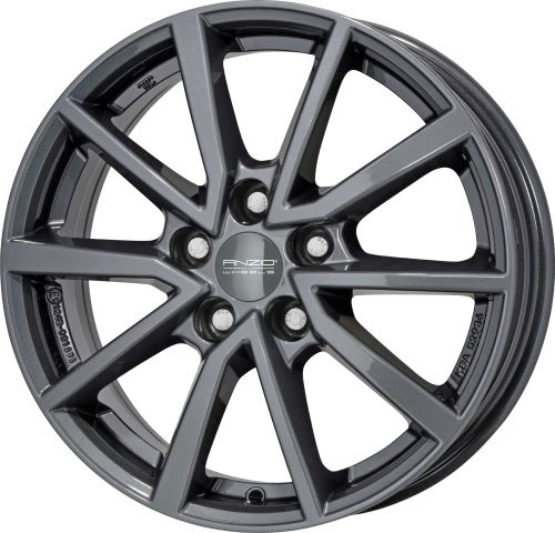 Alu disk ANZIO Vector 6.5x17, 5x114.3, 66.6, ET47 dark-grey