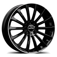 Alu disk GMP Stellar 9x21, 5x112, 66.6, ET35 Black Diamond Lip