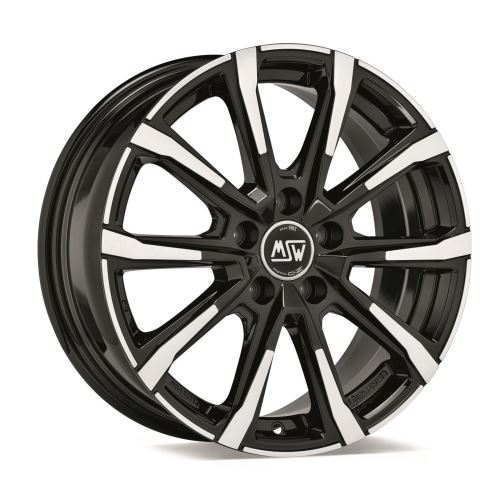 Alu disk MSW ALL SEASON MSW 79 7x17, 5x100, 57.1, ET51 GLOSS BLACK FULL POLISHED