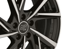 Alu disk MSW ALL SEASON MSW 80-5 7.5x18, 5x112, 66.6, ET25 GLOSS BLACK (12)