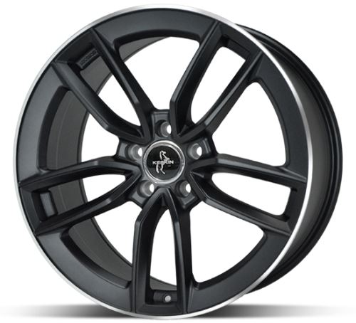 Alu disk Keskin KT21 MBLP 8,5x20 5x112 ET42 čierny matný leštený