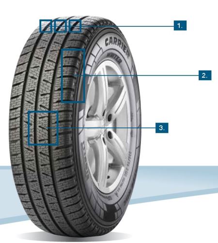 Zimní pneumatika Pirelli CARRIER WINTER 195/65R16 104/102T C