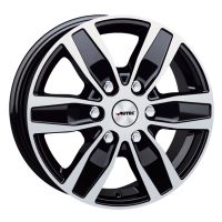 Alu disk AUTEC Quantro 7x17, 6x120, 74.6, ET45 Black polished