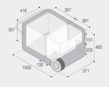 Přenosná kompresorová autochladnička Vitrifrigo VFD95 12/24/230V 95 litrů (4)