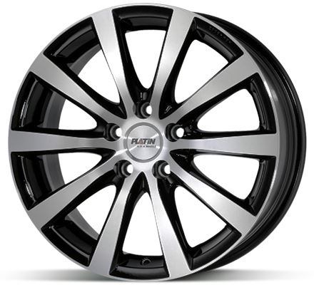 Alu disk Platin P69 Black 6x15 5x100 ET38 černý leštěný
