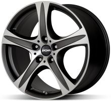 Alu disk Ronal R55 SUV Black 8,5x18 5x108 ET45 černý matný leštěný