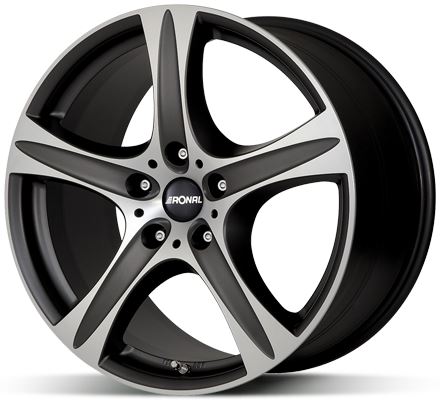 Alu disk Ronal R55 SUV Black 8,5x18 5x112 ET30 černý matný leštěný