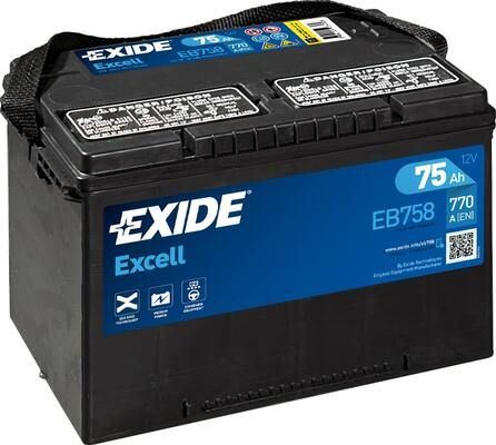 EXIDE Autobatérie EXCEL 12V 70Ah 740A, 260x180x186mm