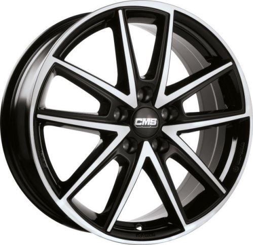 Alu disk CMS C30 7.5x18, 5x108, 65.1, ET49 Diamond Black Gloss