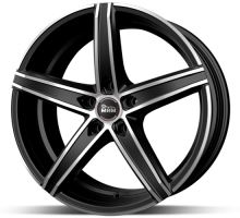 Alu disk MAM OX-18 BFP 8,5x19 5x108 ET45 čierny leštený