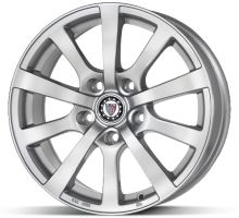 Alu disk Platin P58 Silber 7x17 4x100 ET35 strieborný
