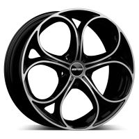 Alu disk GMP Drake 9x19, 5x110, 65.1, ET34 Black Diamond