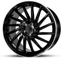 Alu disk Keskin KT17 BLP 8,5x19 5x112 ET45 čierny leštený
