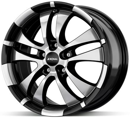 Alu disk Ronal R59 JC FC 7,5x17 5x120 ET45 čierny leštený