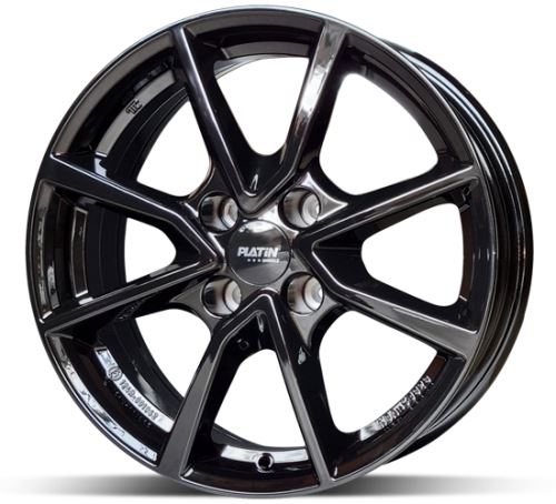 Alu disk Platin P95 FullBlack 4 6,5x16 4x108 ET20 čierny