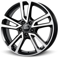 Alu disk ALUTEC Tormenta 8.0x19, 5x112, 66.6, ET39 diamant-schwarz frontpoliert