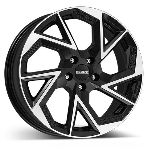 Alu disk DEZENT AP dark 6.5x16, 5x114,3, 66.1, ET32 Black/polished