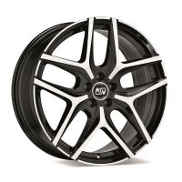 Alu disk MSW URBAN CROSS MSW 40 9x19, 5x130, 66.6, ET55 GLOSS BLACK FULL POLISHED