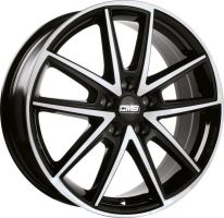 Alu disk CMS C30 7x17, 5x114,3, 67.2R, ET49 Diamond Black Gloss