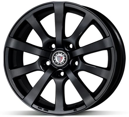 Alu disk Platin P58 Full Black 7x17 4x100 ET35 černý matný