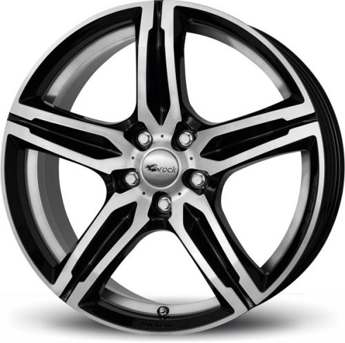 Alu disk Brock B29 7.5x17, 5x112, 66.6, ET45 Schwarz Glanz Voll-Poliert (SGVP)