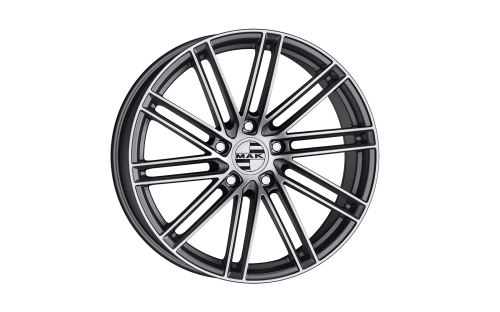 Alu disk MAK LEIPZIG 9x20, 5x130, 71.6, ET50 GUN MET-MIRROR FACE