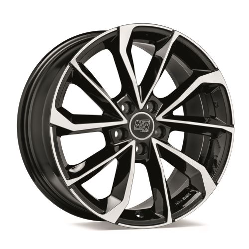 Alu disk MSW URBAN CROSS MSW 42 8x19, 5x112, 73, ET49 GLOSS BLACK FULL POLISHED