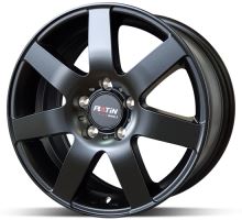 Alu disk Platin P04 FullBlack 6,5x16 5x100 ET38 čierny matný Alu disk Platin P04 FullBlack 6,5x16 5x100 ET38 čierny matný