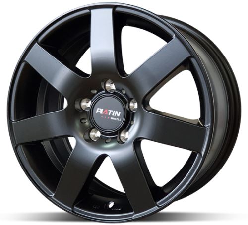 Alu disk Platin P04 FullBlack 6,5x16 5x100 ET38 černý matný