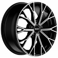 Alu disk MAK ASPHALT 8.5x19, 5x112, 66.45, ET46 BLACK MIRROR