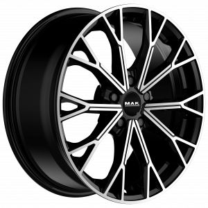Alu disk MAK ASPHALT 9.5x20, 5x112, 57.1, ET42 BLACK MIRROR