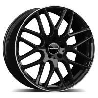 Alu disk GMP Berghem 8.5x20, 5x112, 66.6, ET37 Black Diamond Lip
