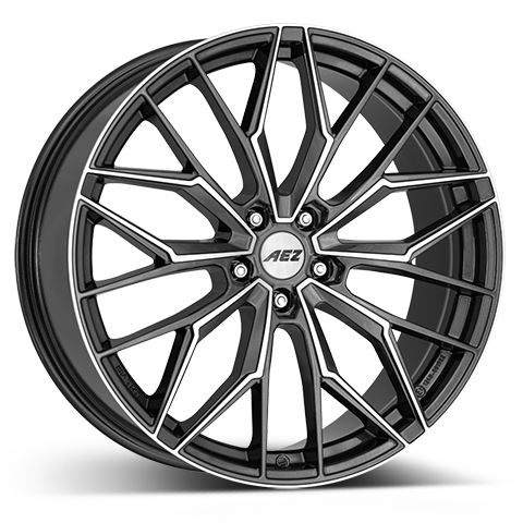 Alu disk AEZ Porto dark 8x20, 5x112, 66.6, ET46 Gunmetal/polished