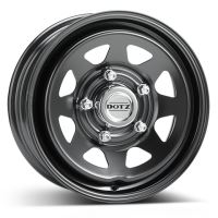 Ocelový disk DOTZ 4x4 6x15, 5x139, 110, ET45, Black