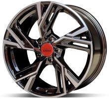 Alu disk MAM RS5 BFP 7,5x17 5x100 ET35 čierny leštený