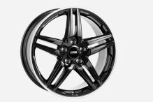 Alu disk CMS C29 7.5x17, 5x112, 66.5, ET40 Diamond Rim Black Gloss