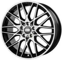 Alu disk CMS C25 8x19, 5x108, 65.1, ET48 Diamond Black Gloss