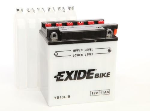 EXIDE Motobatérie Conventional 12V 11Ah 130A, 135x90x145mm, nabité, antisulf., náplň v balení