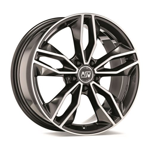 Alu disk MSW AVANTGARDE MSW 71 8x19, 5x112, 73, ET35 GLOSS DARK GREY FULL POLISHED