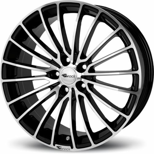 Alu disk Brock B24GP 9x20, 5x112, 66.6, ET40 Schwarz Glanz Horn-Poliert (SGHP)