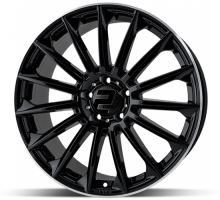 Alu disk 2DRV WH39 SW POL 8x18 5x112 ET40 čierny lesklý leštený