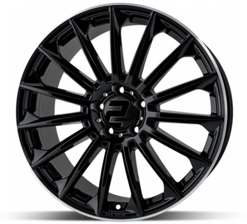 Alu disk 2DRV WH39 SW POL 8x18 5x112 ET48 černý lesklý leštěný