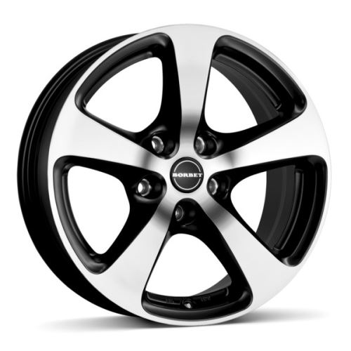 Alu disk Borbet CC 8.5x18, 5x120, 72.5, ET35 black polished matt