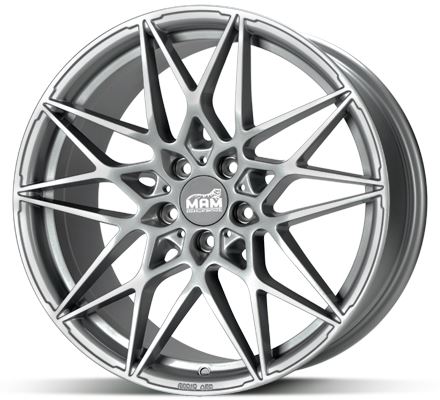 Alu disk MAM B2 Silver 8,5x20 5x120 ET35 strieborný