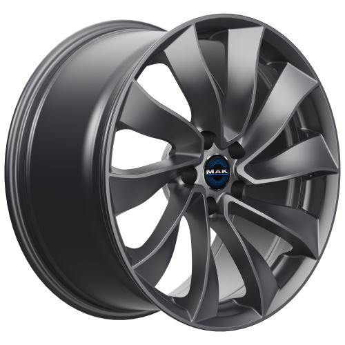 Alu disk MAK SOLAR 9.5x19, 5x114.3, 64.1, ET45 GLOSS GUN METALLIC